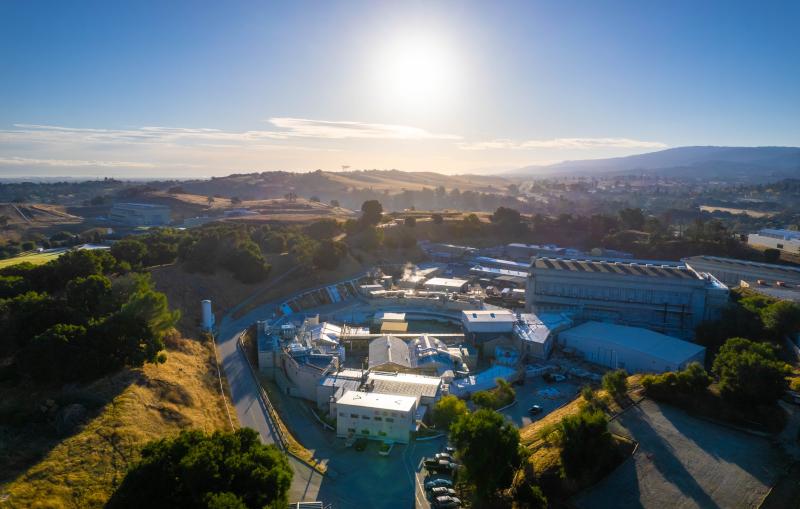 Aerial photo of SSRL